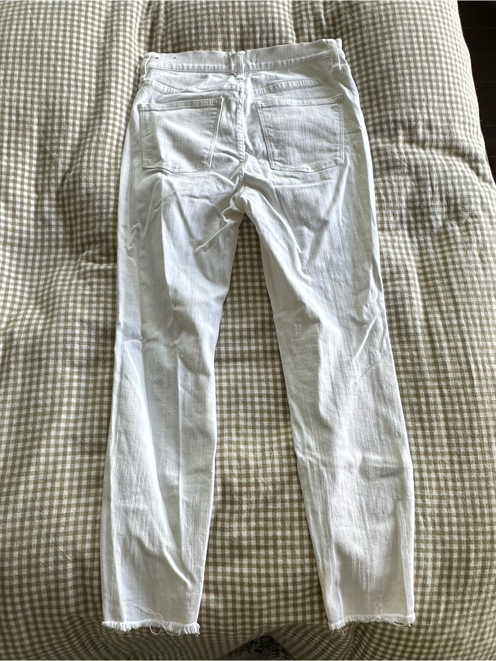 Madewell White Distressed Skinny Jeans - Picture 5 of 6